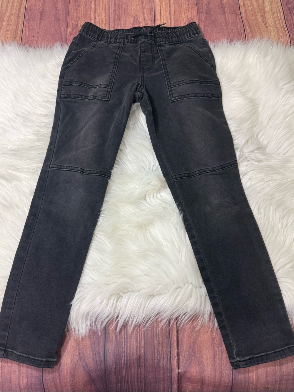 Art Class Black Super Skinny Pull-On Jeans - Boys Size 8